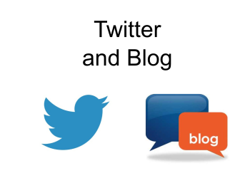 Twitter and Blog