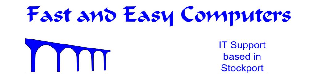 Fast and Easy Computers logo
